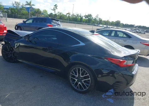 2017 Lexus Rc 200T из США, поврежденный, VIN JTHHA5BC9H5006980